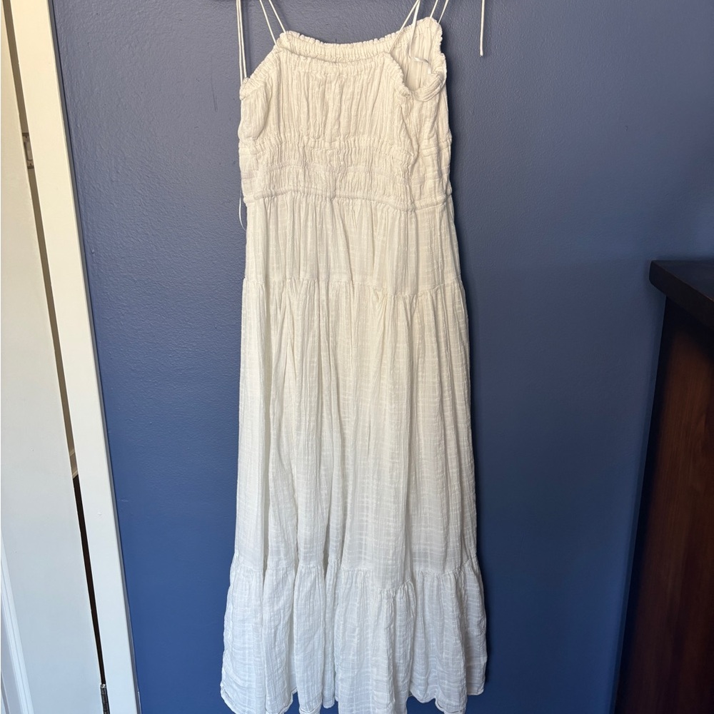 J. Crew White Maxi Dress